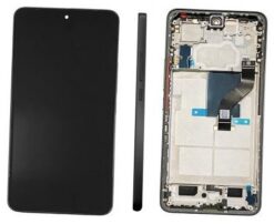 LCD screen Xiaomi 11T Pro 5G with touch screen with frame Meteorite Grey original (used Grade B)