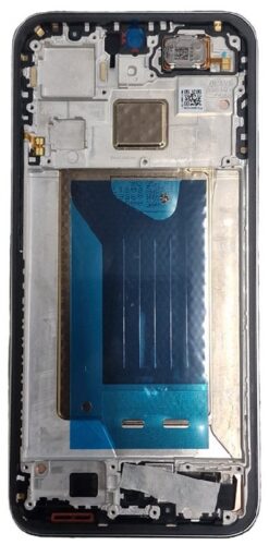 LCD screen Xiaomi 15T 5G with touch screen with frame Grey original (service pack)