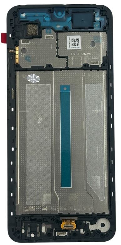 LCD screen Xiaomi Redmi A5 (Short Flex) with touch screen with frame Black original (service pack)