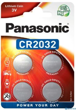 Lithium batteries PANASONIC 3V CR2032 (4pcs)