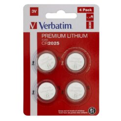 Lithium batteries Verbatim 3V CR2025 (4pcs)