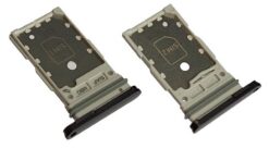 SIM card holder Samsung S911/S916 S23/S23 Plus Dual Black original (used Grade A)