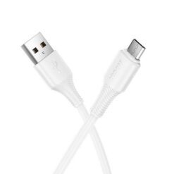 USB cable HOCO X120 microUSB (2.4A) 1m white