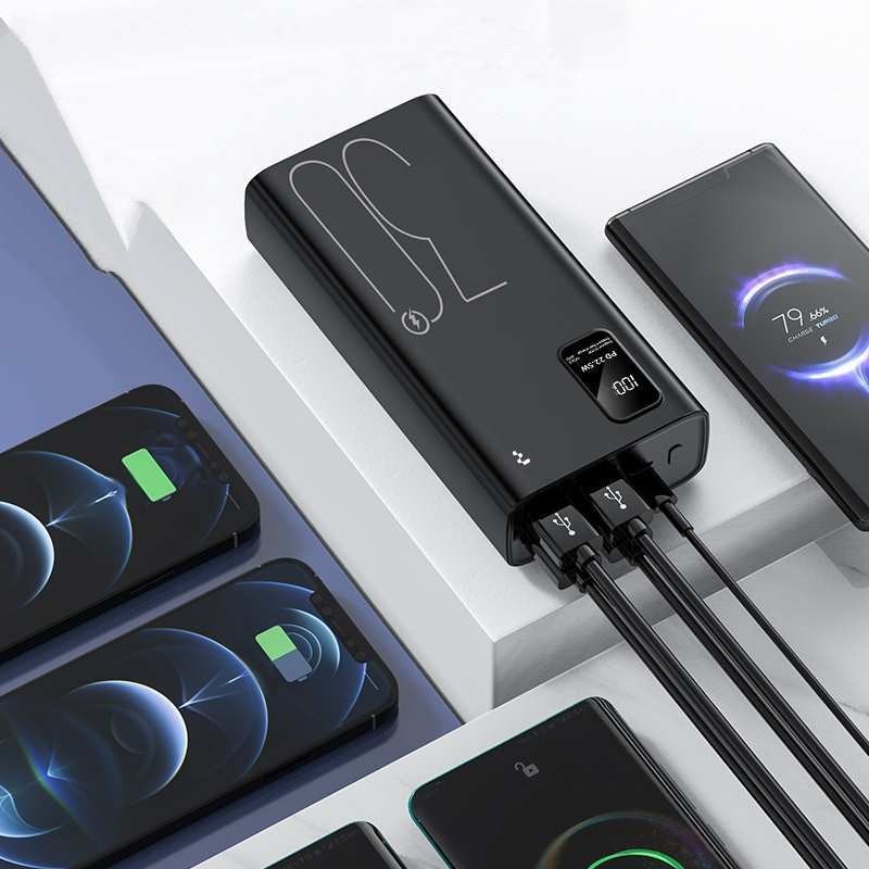 Väline aku Power Bank Reach RR-H34B 22.5W 30000mAh must - Image 2