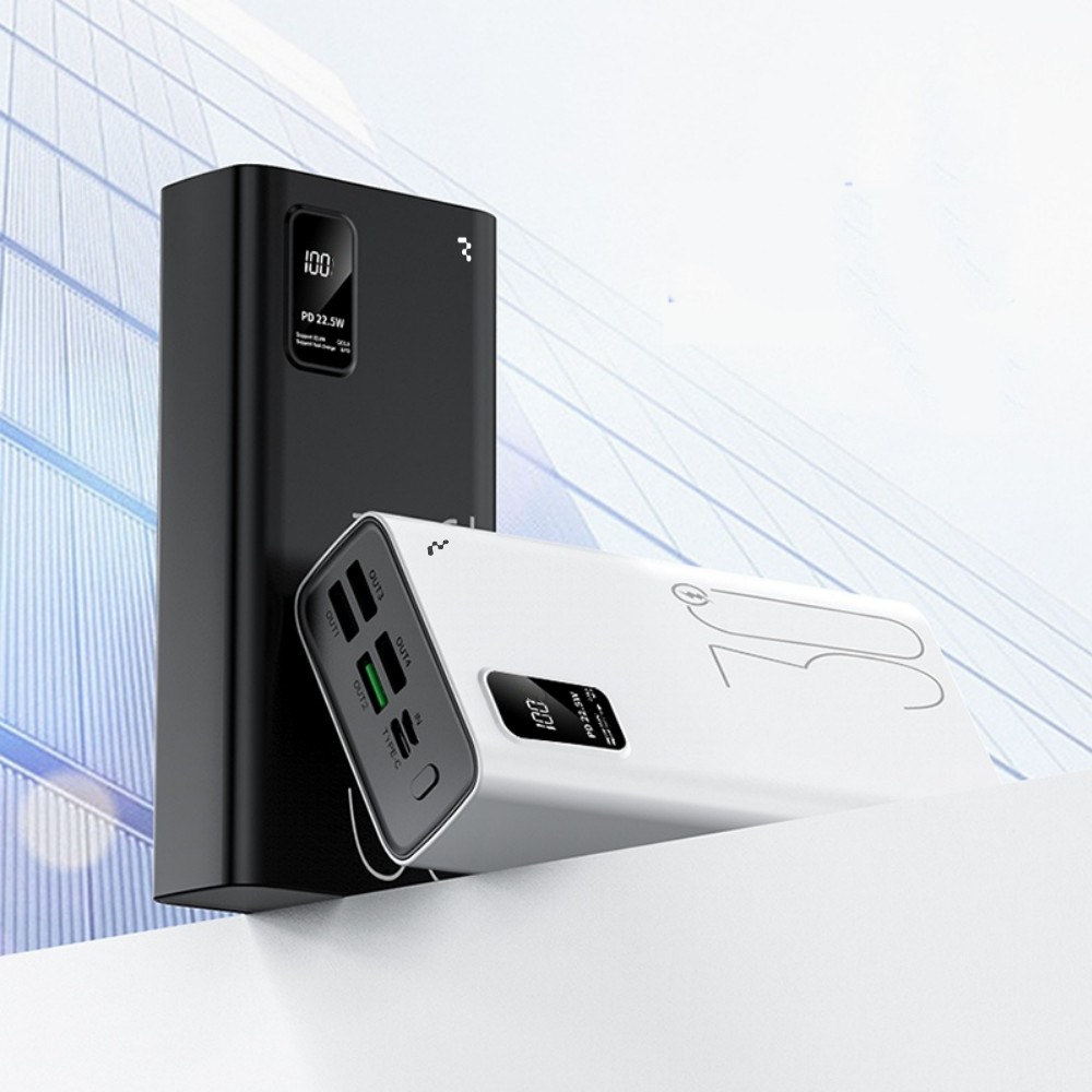 Väline aku Power Bank Reach RR-H34B 22.5W 30000mAh must - Image 3