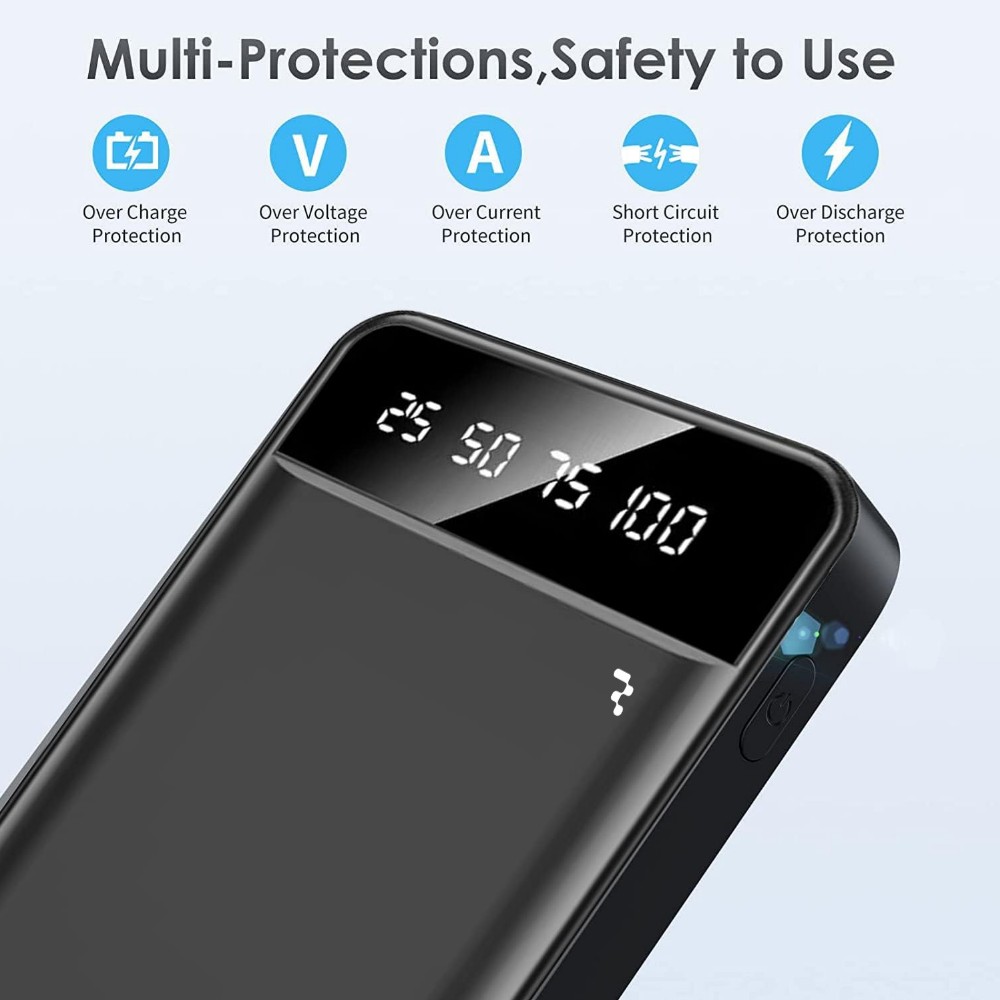 Väline aku Power Bank Reach RR-JP11 10W 10000mAh must - Image 4