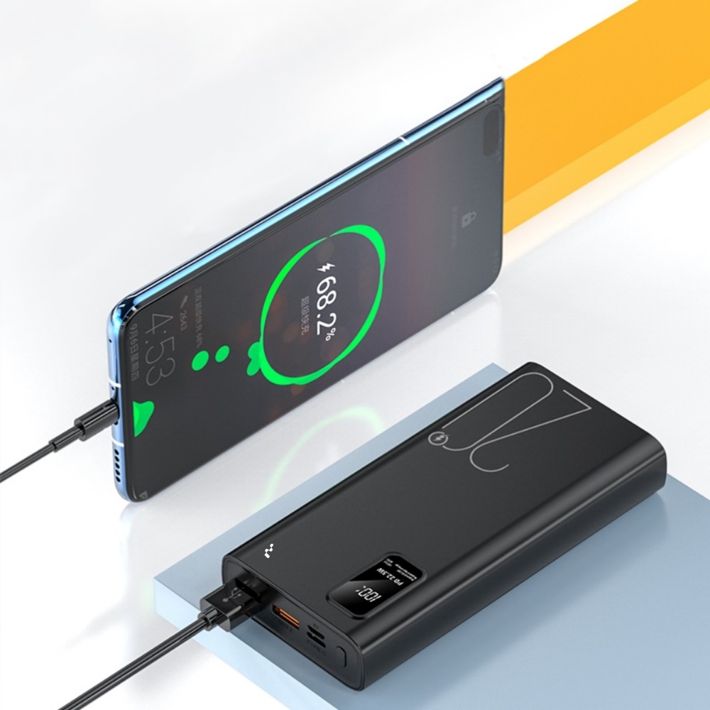 Väline aku Power Bank Reach RR-H33B 22.5W 20000mAh must - Image 2