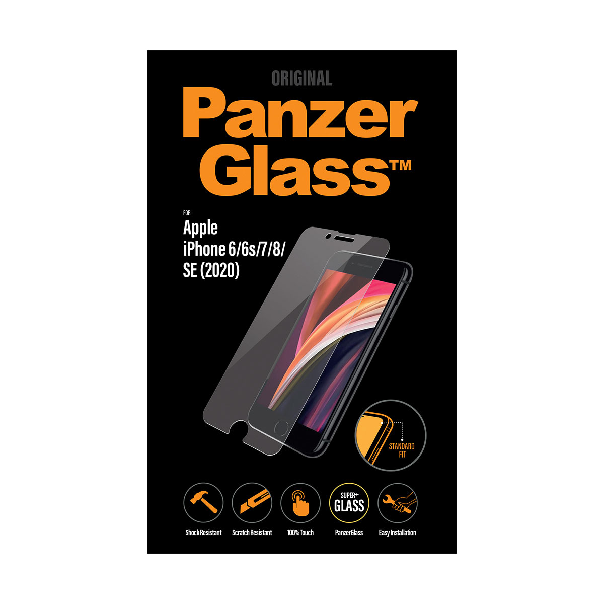 Ekraanikaitseklaas Apple iPhone 6 / 6s / 7 / 8 / SE (2020/2022), PanzerGlass - Image 3