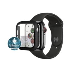 Kaitseklaas raamiga, Apple Watch SE 3 / SE (2024/2023/2022) / SE / Series 6 / 5 / 4 (40mm), eemaldatav, musta äärega, PanzerGlass