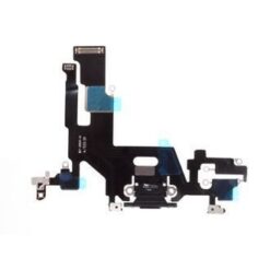 Flex for iPhone 11 for charging connector with microphone Black original (used Grade A)