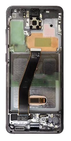LCD screen Samsung G981F/G980F S20 with touch screen and frame Cosmic Grey original (used Grade B)
