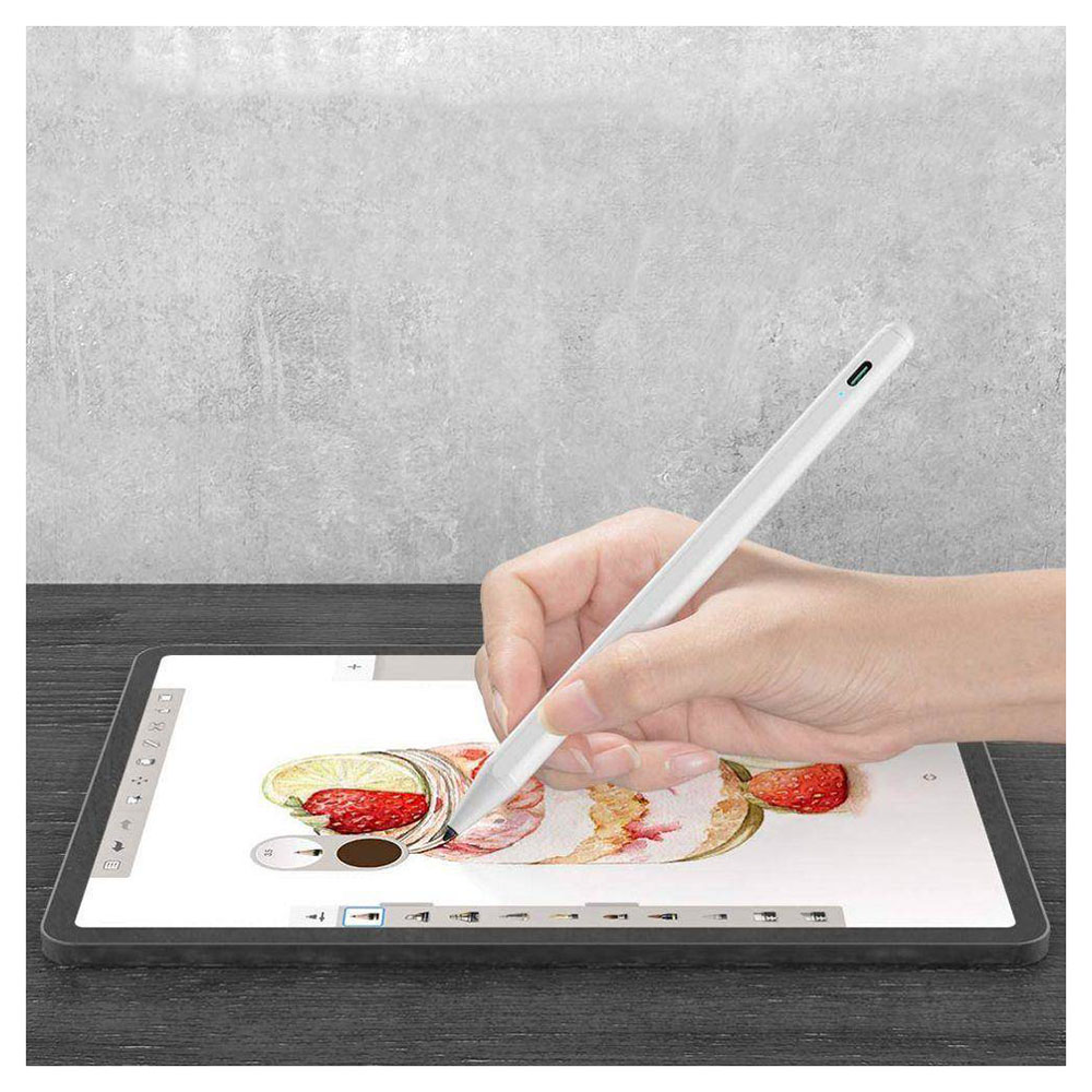 Puutepliiats Stylus Pencil, Apple iPad, USB-C, valge, Tech-Protect - Image 2