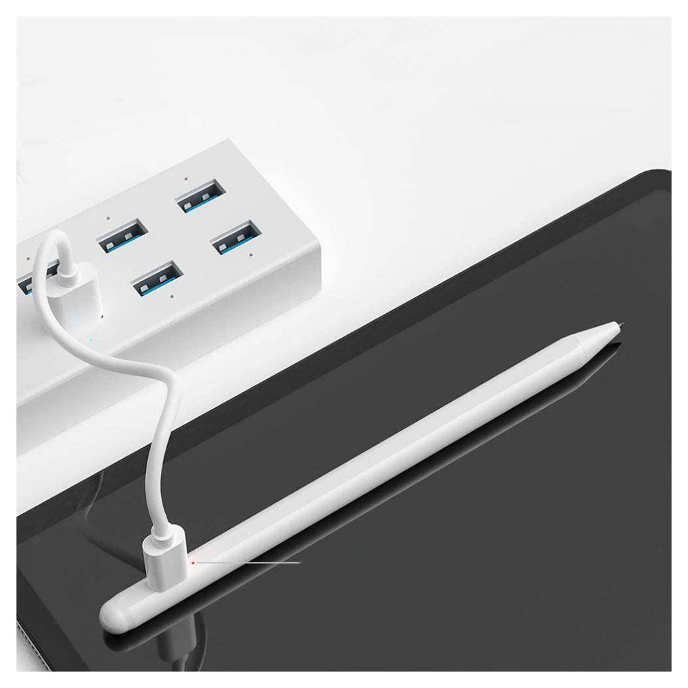Puutepliiats Stylus Pencil, Apple iPad, USB-C, valge, Tech-Protect - Image 7