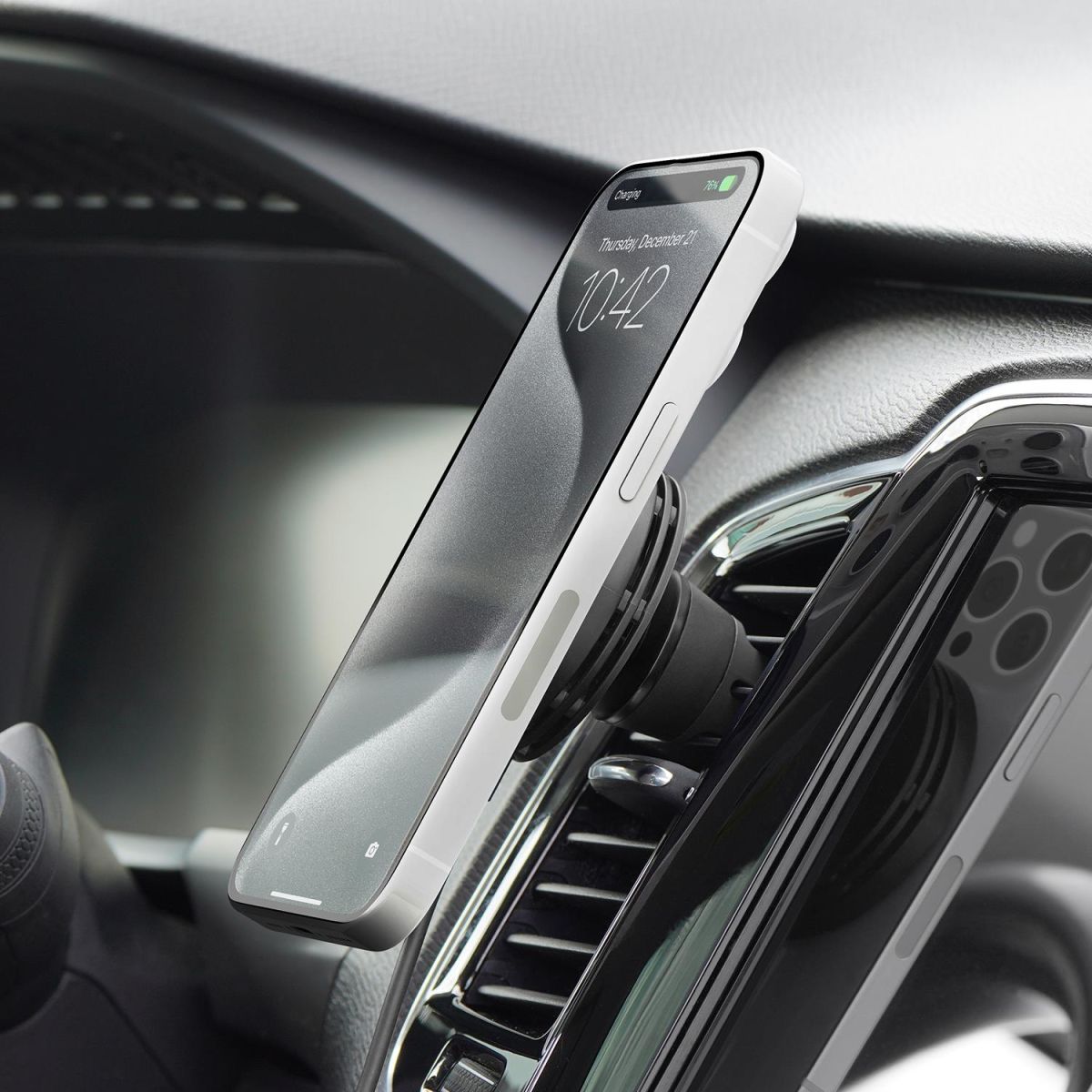 Juhtmevaba laadimisega autohoidik ventilatsiooniavasse Velox Mini Qi2, MagSafe magnetkinnitusega, 15W, iOttie - Image 7