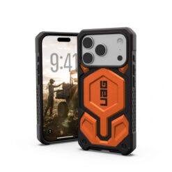 Kaitseümbris Monarch Pro, Apple iPhone 17 Pro, oranž, MagSafe ühilduv, Urban Armor Gear (UAG)