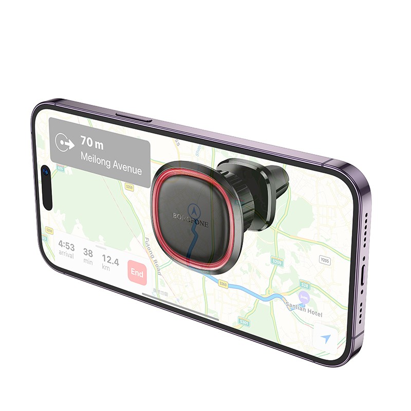 Auto telefonihoidik Borofone BH124 (air vent) must - Image 4