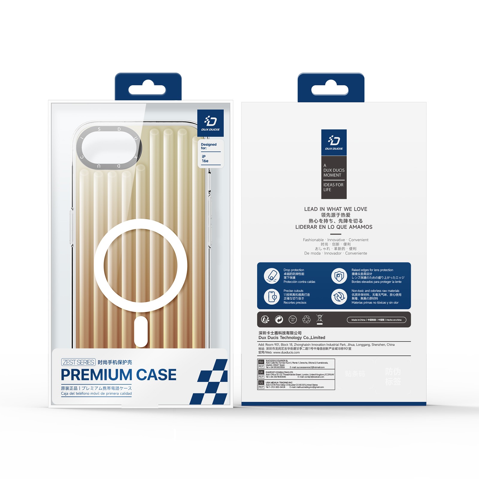 Telefoniümbris Dux Ducis Zest Apple iPhone 16e Gradient Desert Gold - Image 2