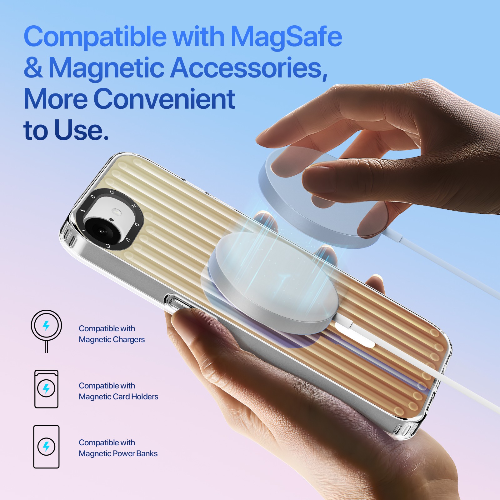 Telefoniümbris Dux Ducis Zest Apple iPhone 16e Gradient Desert Gold - Image 4