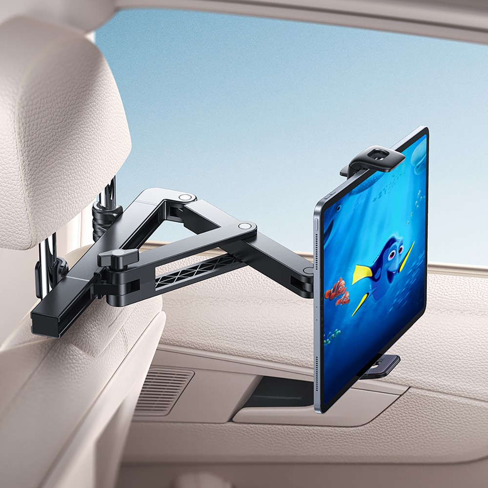 Auto universaalne tahvelarvuti istme seljatoel Joyroom JR-ZS433 Car Headrest Tablet Holder must - Image 5