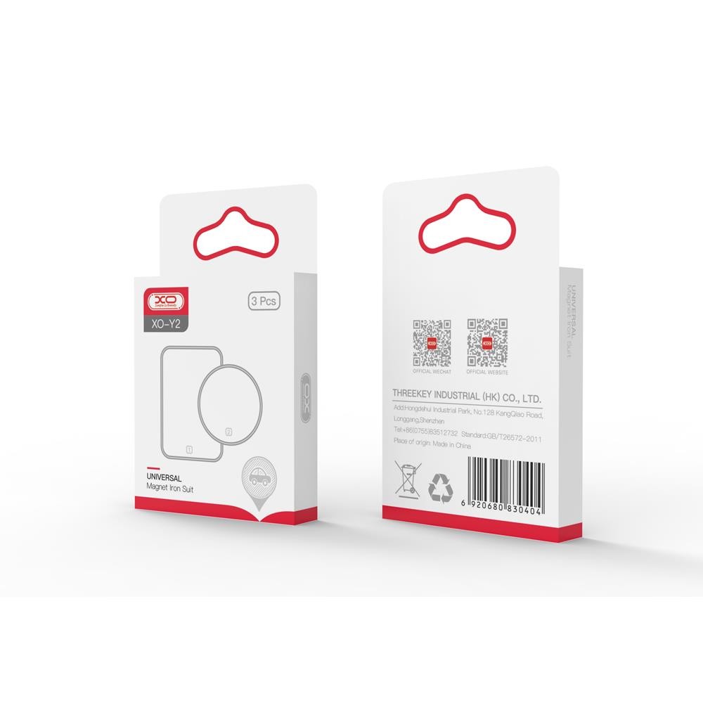 Magnetilise telefonikinniti XO Y2 metallplaadid 3 tk. - Image 2