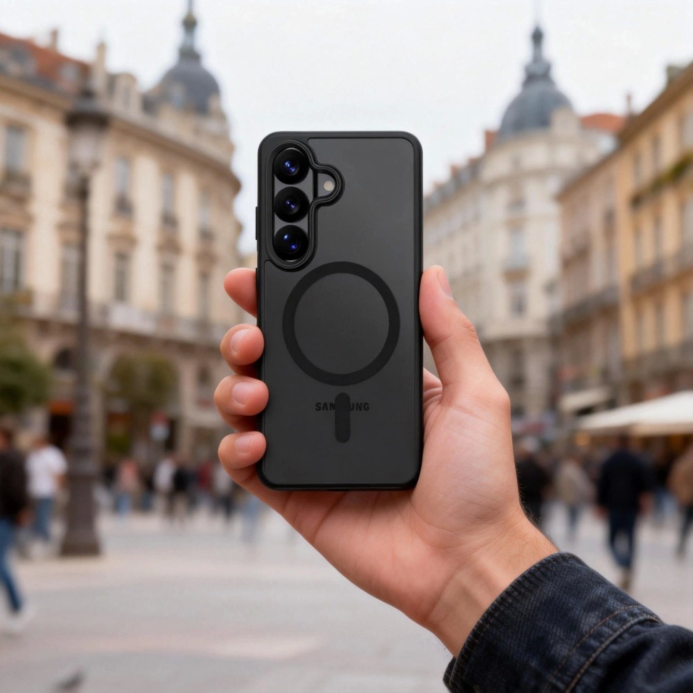 Telefoniümbris Reach Matte MagSafe Samsung S942 S26 must - Image 3