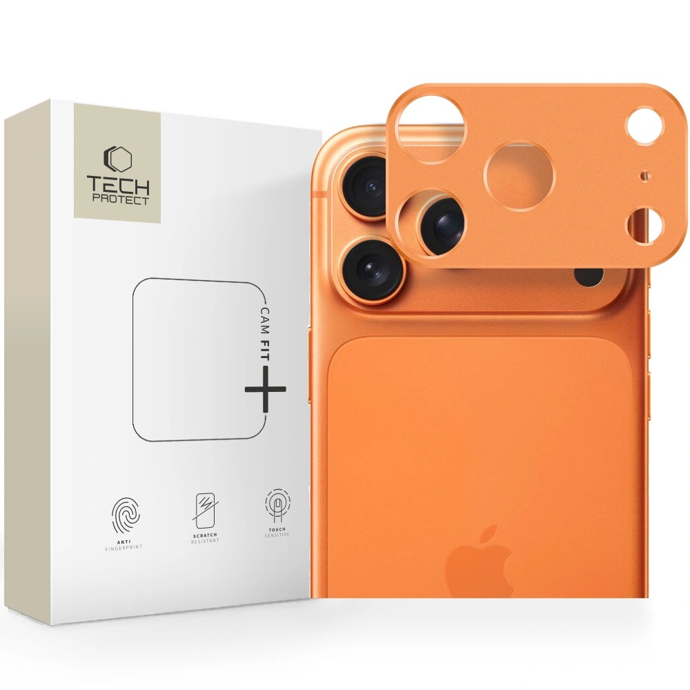 Kaamera kaitse Tech-Protect CamAlloy Apple iPhone 17 Pro Cosmic Orange