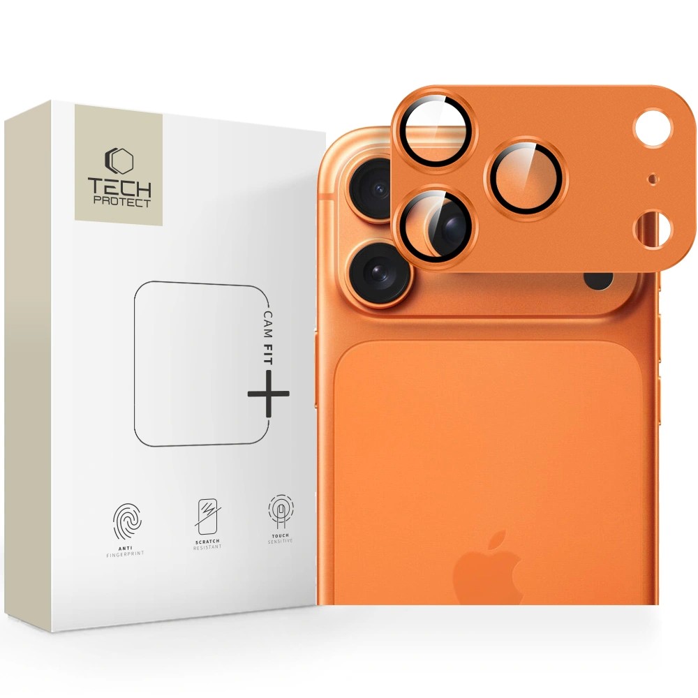 Kaamera kaitse Tech-Protect CamFull Fit+ Apple iPhone 17 Pro Cosmic Orange
