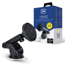 Laadija-hoidja auto 3mk Car MagCharger 15W (windshield/dashboard) must