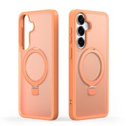 Telefoniümbris Dux Ducis Yind Magnetic Stand Samsung S942 S26 oranž