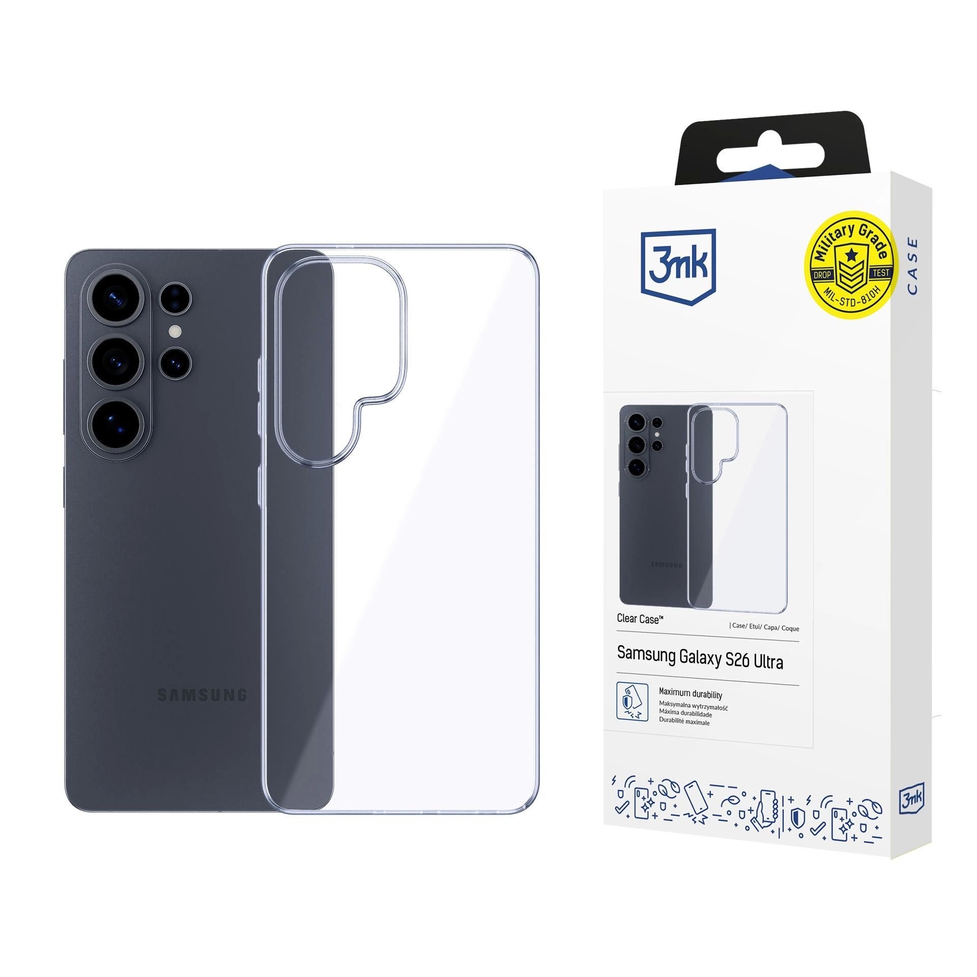 Telefoniümbris 3mk Clear Case 1,2mm Samsung S948 S26 Ultra