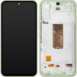LCD ekraan Samsung A546 A54 5G puuteekraani ja raamiga originaal Awesome Lime (service pack)