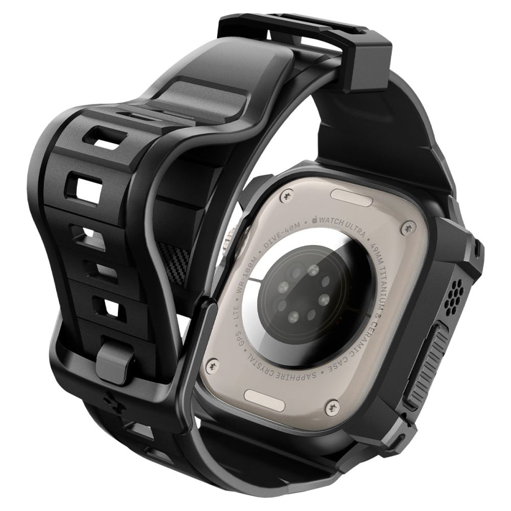 Kaitseümbris kellarihmaga Rugged Armor Pro, Apple Watch Ultra 3 / Ultra 2 / Ultra, must, Spigen - Image 10