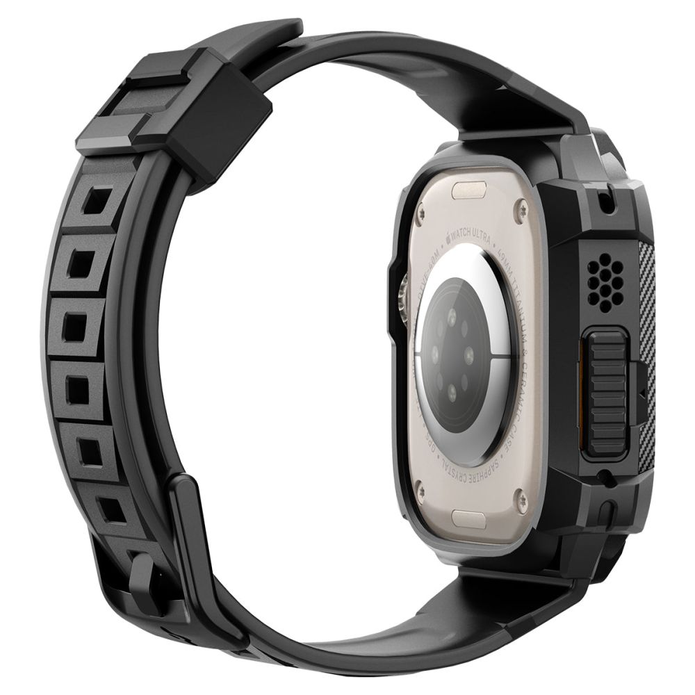 Kaitseümbris kellarihmaga Rugged Armor Pro, Apple Watch Ultra 3 / Ultra 2 / Ultra, must, Spigen - Image 11