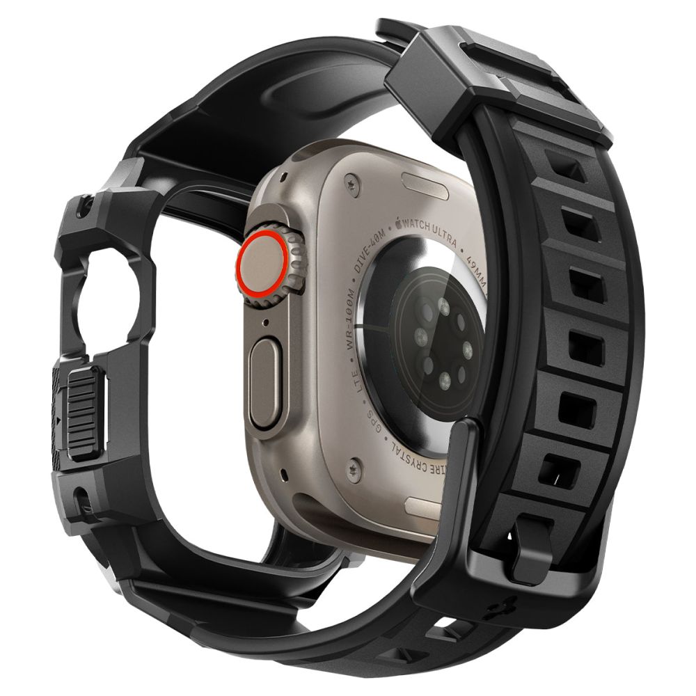Kaitseümbris kellarihmaga Rugged Armor Pro, Apple Watch Ultra 3 / Ultra 2 / Ultra, must, Spigen - Image 2