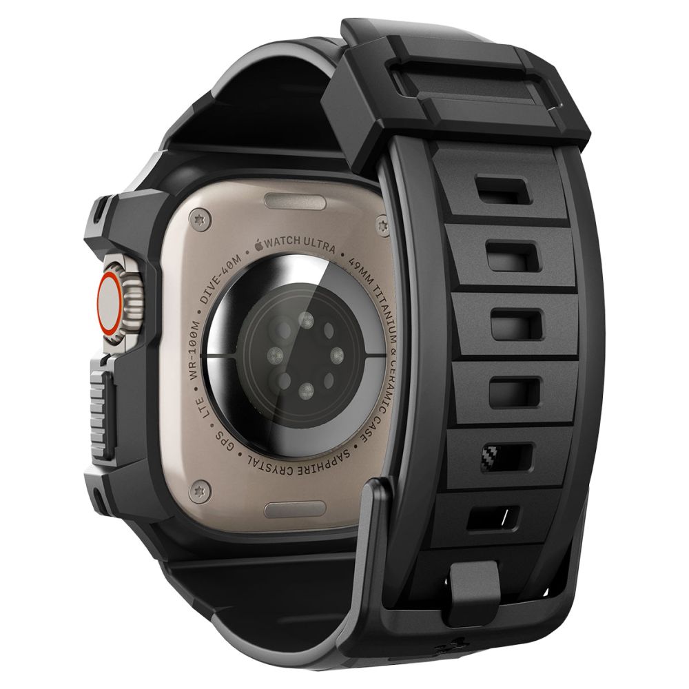 Kaitseümbris kellarihmaga Rugged Armor Pro, Apple Watch Ultra 3 / Ultra 2 / Ultra, must, Spigen - Image 8