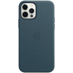 Apple iPhone 12 | 12 Pro Leather Case with MagSafe Baltic Blue - (uus)