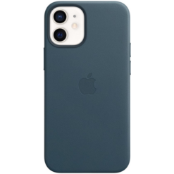 Apple iPhone 12 Mini Leather Case with MagSafe Baltic Blue - (uus)