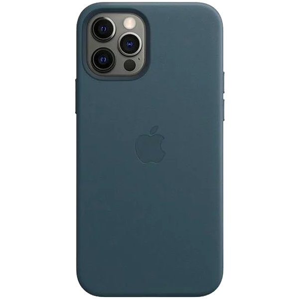 Apple iPhone 12 | 12 Pro Leather Case with MagSafe Baltic Blue - (uus) - Image 2