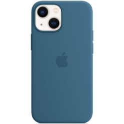 Apple iPhone 13 Mini Silicone Case with MagSafe Blue Jay - (uus)