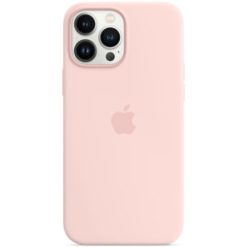 Apple iPhone 13 Pro Max Silicone Case with MagSafe Chalk Pink - (uus)