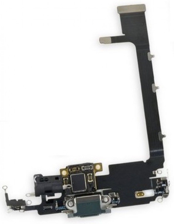 Flex for iPhone 11 Pro for charging connector with microphone Midnight Green original (used Grade A)