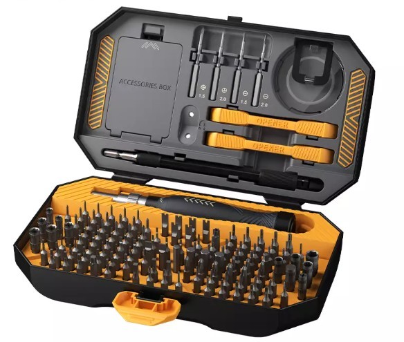 Screwdriver with 145pcs bits Jakemy JM-8183