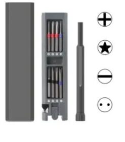 Screwdriver with 28pcs bits