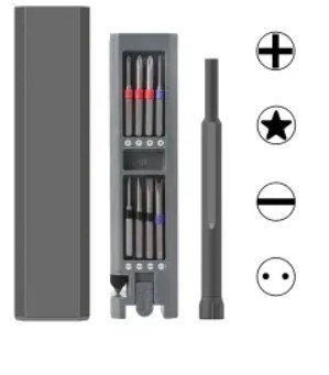 Screwdriver with 28pcs bits