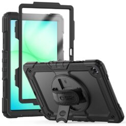 Kaitseümbris Solid360, Samsung Galaxy Tab A11+ / Tab A9+, must, Tech-Protect