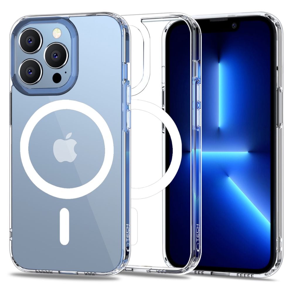 Kaitseümbris Magmat MagSafe, Apple iPhone 13 Pro Max, läbipaistev, Tech-Protect