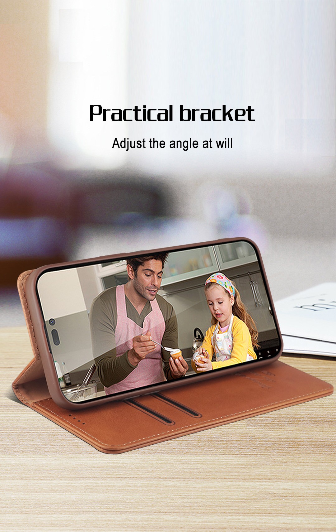 Telefoniümbris HDD Magnetic Wallet Case Samsung A576 A57 5G must - Image 2