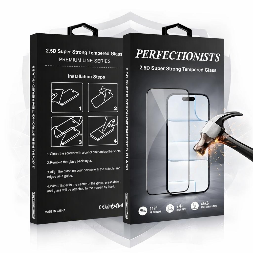 LCD kaitsev karastatud klaas Perfectionists 2.5D Super Strong Tempered Glass Samsung A165 A16 4G/A166 A16 5G/A175 A17 4G/A176 A17 5G must - Image 2