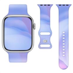 SILICONE STRAP SMARTWATCH 22MM BLUE