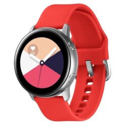 SILICONE BAND FOR SMARTWATCH 20MM UNIVERSAL RED